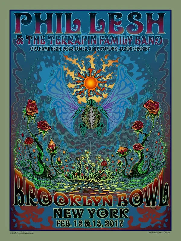 Ratdog, Bob Weir, Phil Lesh, and Furthur posters — Woodstock